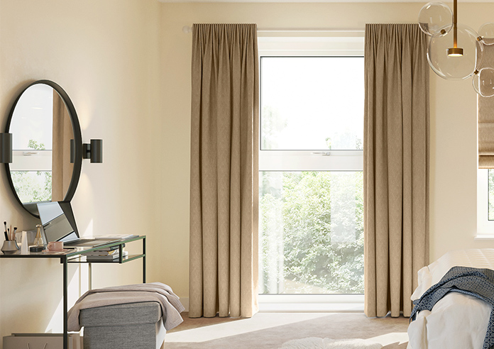 Genoa Faux Silk (Blackout), Gold Shimmer - Made to Measure Curtains - Image 3